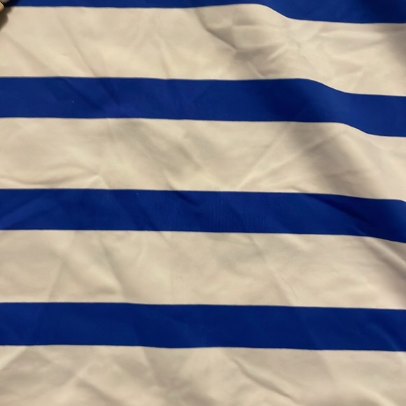 Lauren Ralph Lauren Port Stripe Lace Front Bandini Top NWT Women's size 10 - Picture 5 of 6